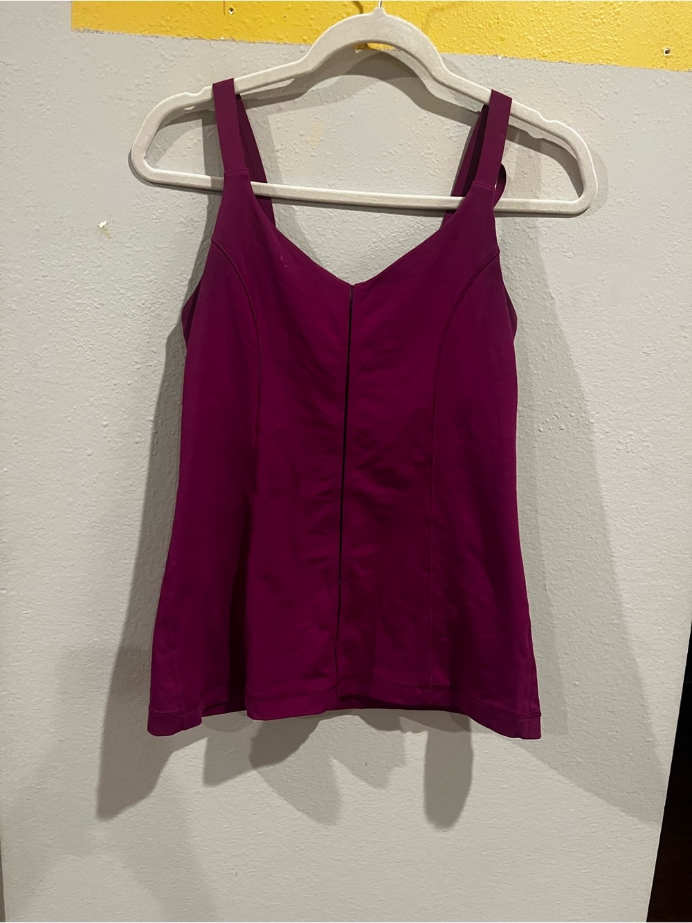 lululemon athletica Magenta V-Neck Tank Top